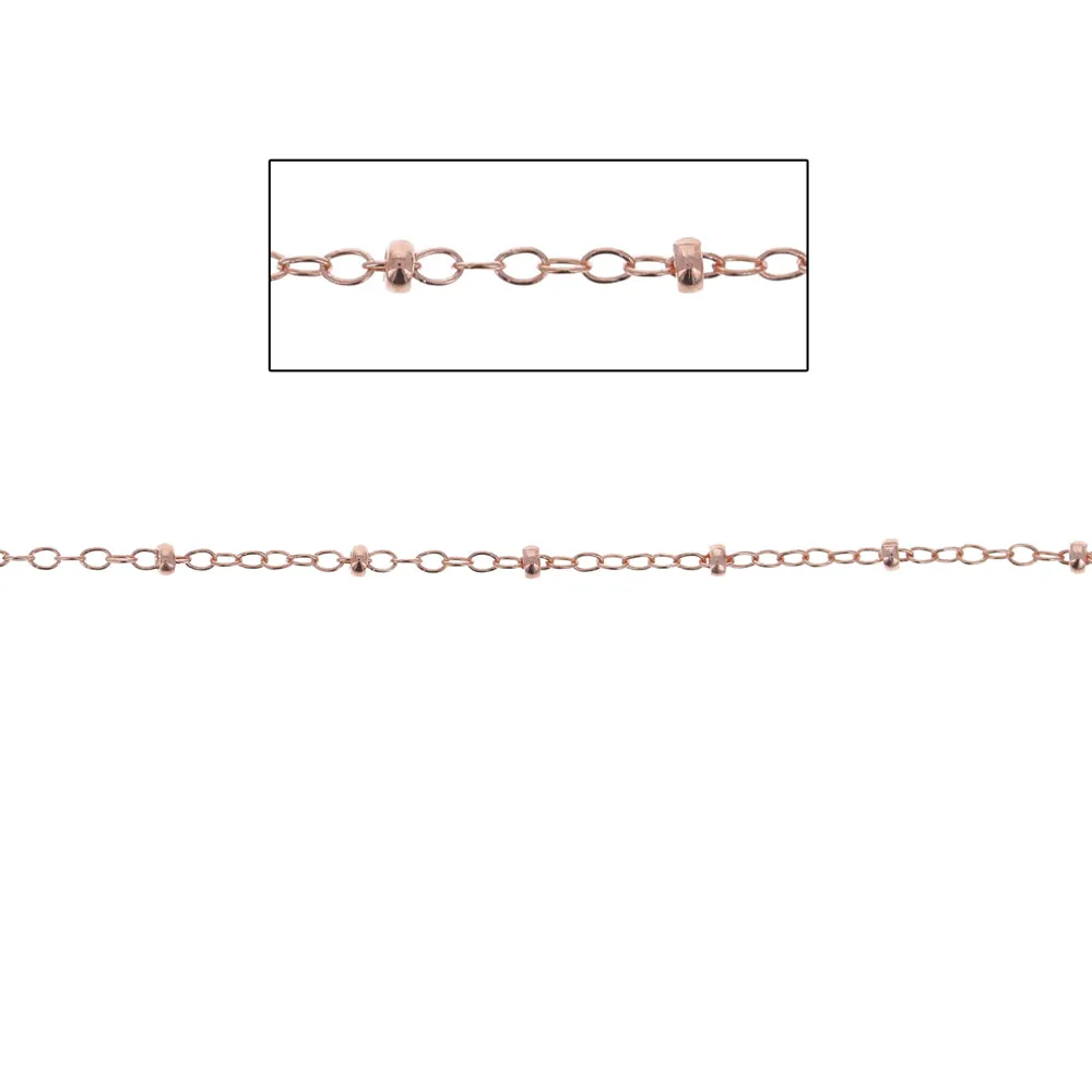 14kt Rose Gold Filled Cable Chain